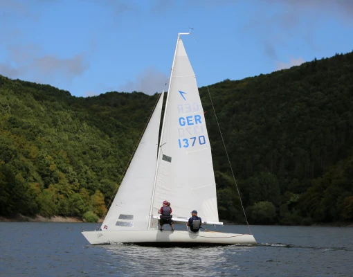 Dyas auf dem Rursee bei der Clubmeisterschaft