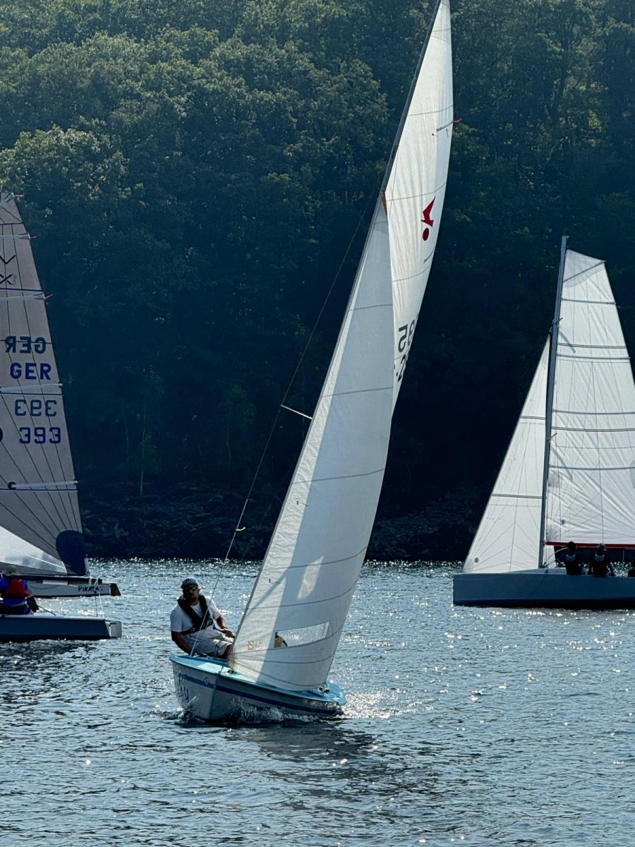 Kielzugvogel auf dem Rursee