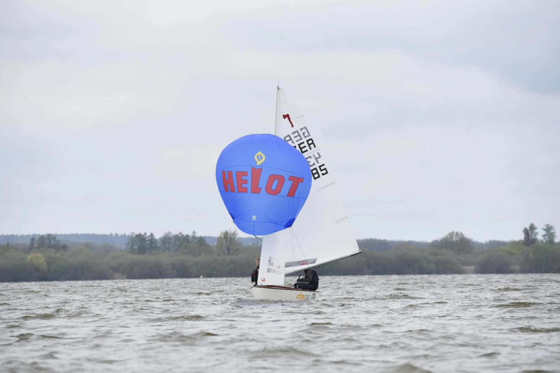 Pirat mit Spinnaker