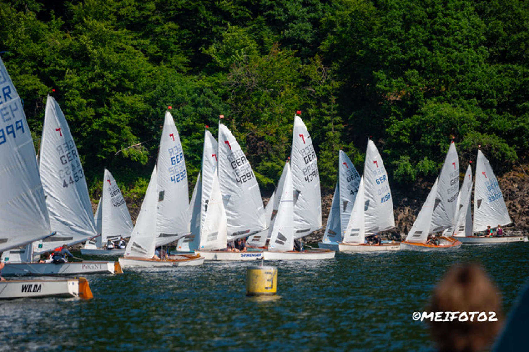 Piraten auf dem Wasser am Rursee