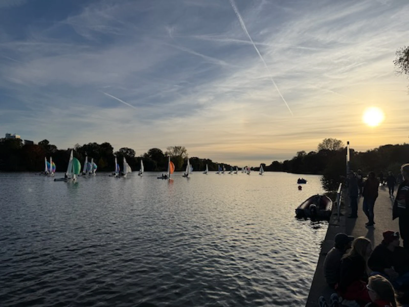 Sonnenuntergang Segeln