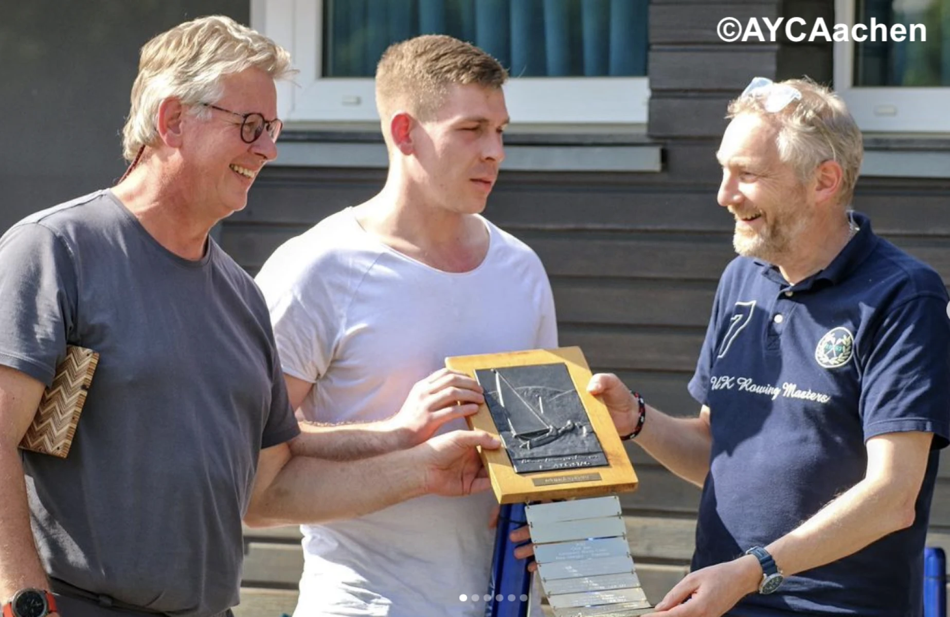 Elmar und Jan Bergrath gewinnen das Blaue Band vom Rursee