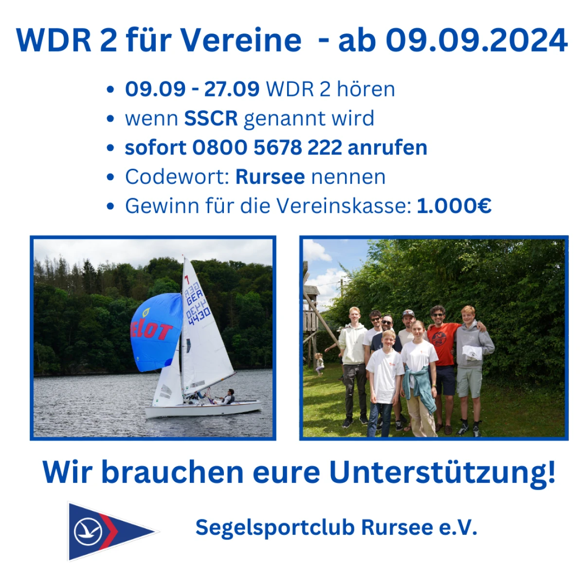 WDR für Vereine